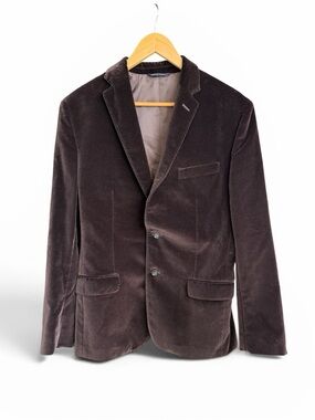 Banana Republic Tailored Fit Velvet Blazer Sport Coat